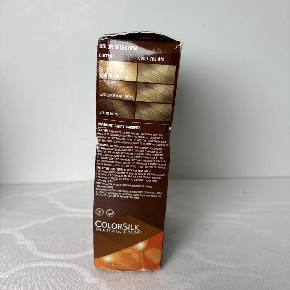 Revlon ColorSilk Beautiful Color Permanent Hair Dye 60 Dark Ash Blonde